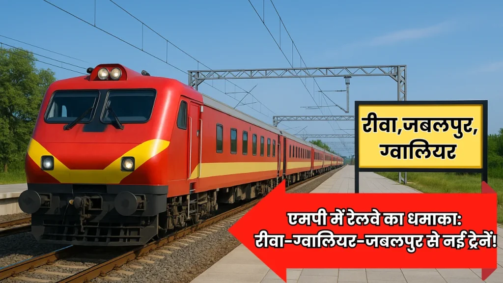 MP mein railway ka dhamaka Rewa Gwalior Jabalpur se nai train