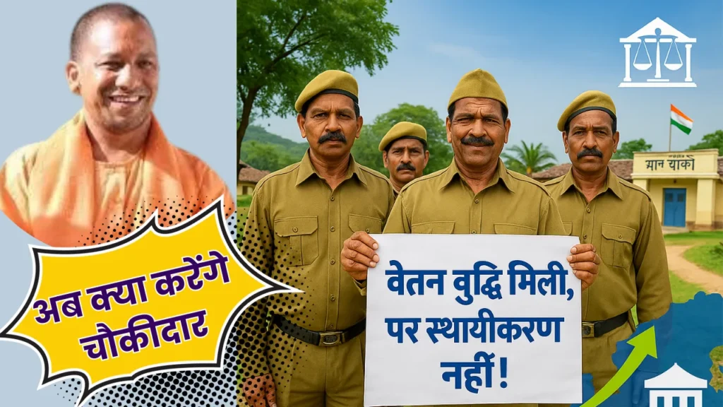 This decision came in the court case of UP village chowkidars