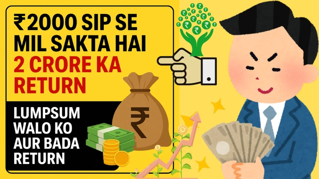 ₹2000 ke SIP se mil sakta hai 2 karod rupaye ka return